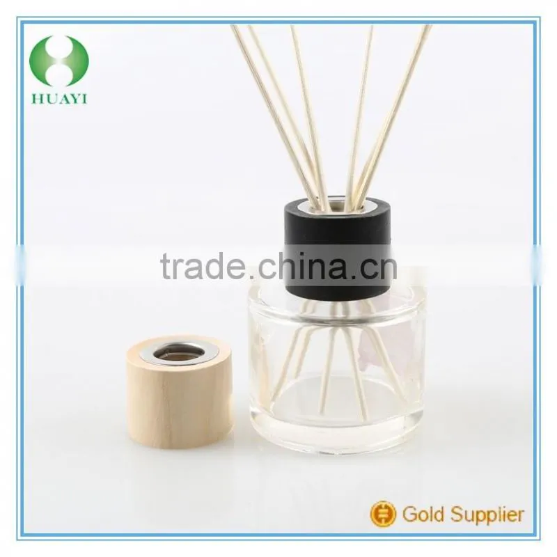 Rose Essence Black Aroma Diffuser Wood Cap With Screw Cap
