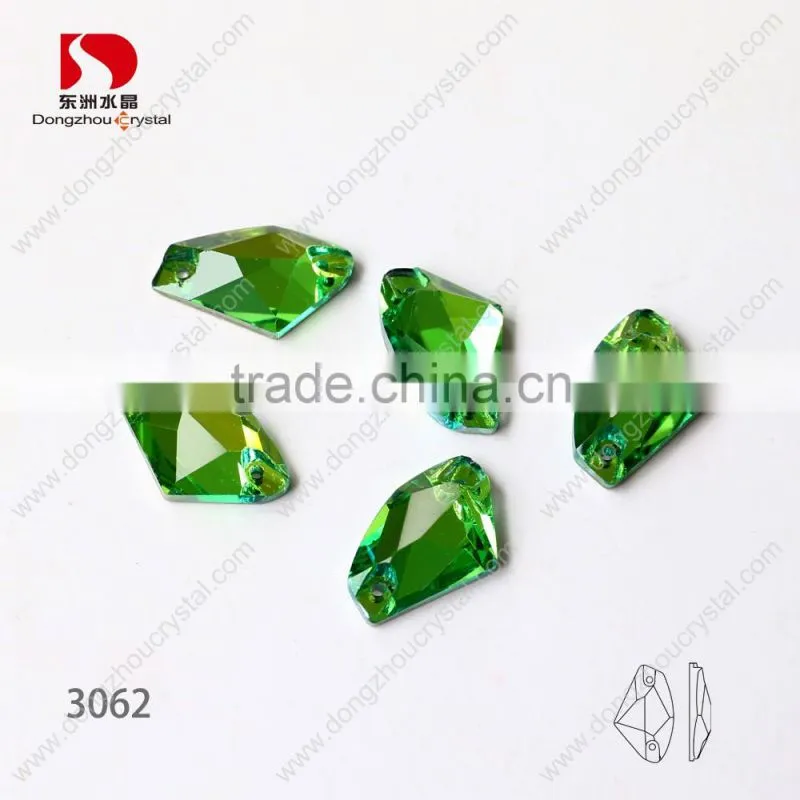 Beautiful sew on irregular k5 crystals stones