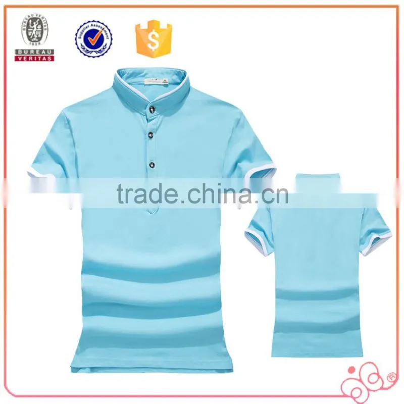 Wholesale custom embroidery or printed men fashion cheap new design custom polo shirt