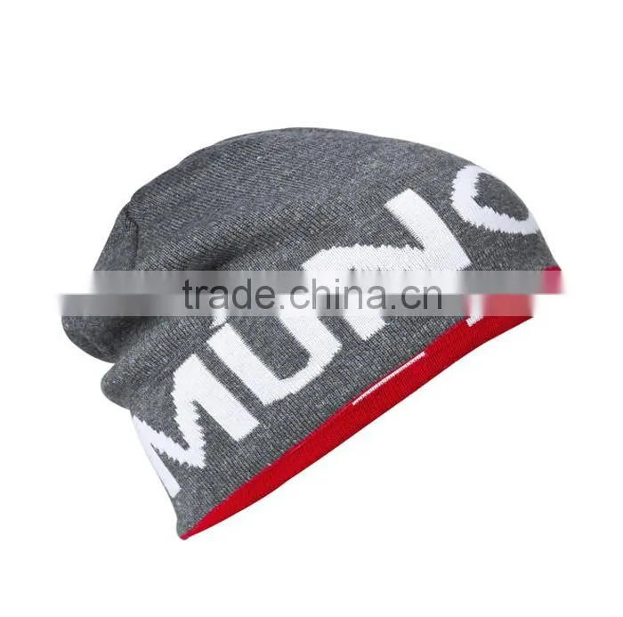 Classic Hot selling jacquard knit cuff beanie