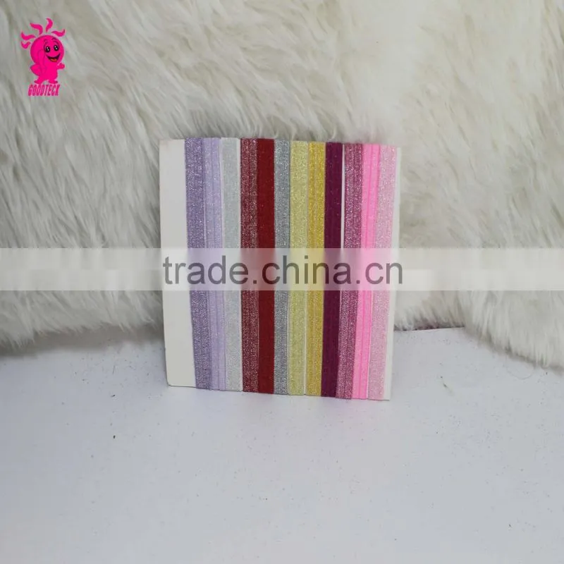 2015 hot sales Children Colored Satin covered Resin Hairbands Ribbon Covered Adult & Kids Headbands
