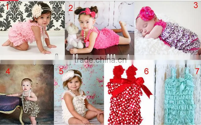 New Arrivals Lace Baby Petti Romper Hot Sale Baby Girl Lace Romper