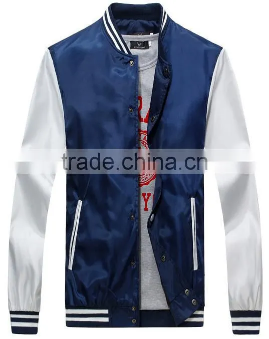 fashion design baseball jacket with pockets,Cheap Custom Youth Varsity Jackets