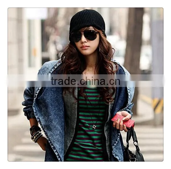 Spring new design european style women oversize hooded denim trench coat