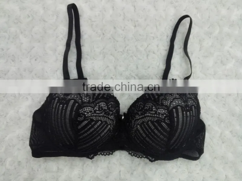 2017 hot images women sexy push up bra underwear in chinese factory