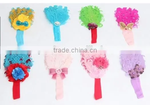 wholesale Feather Headband Vintage headband Nagorie feather headband