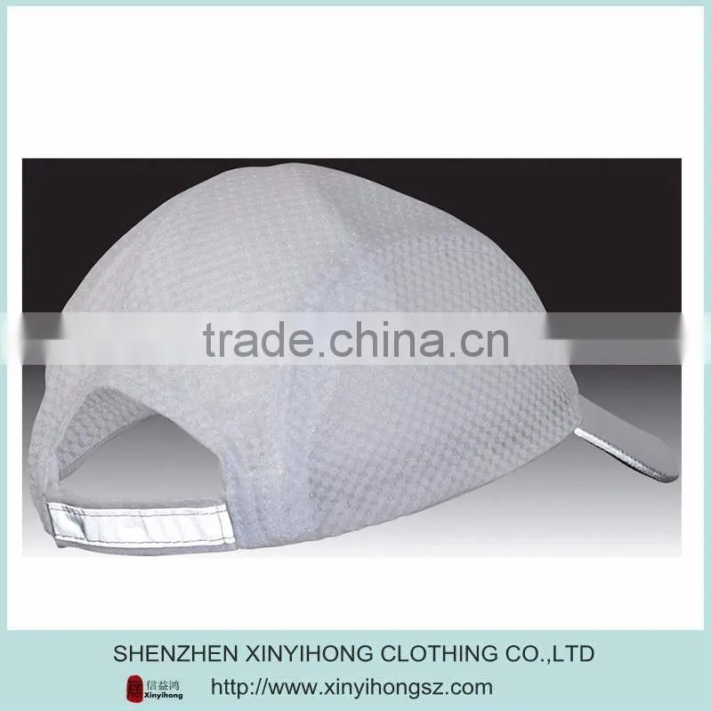 Fashion 100% Polyester Golf Caps with hook and loop