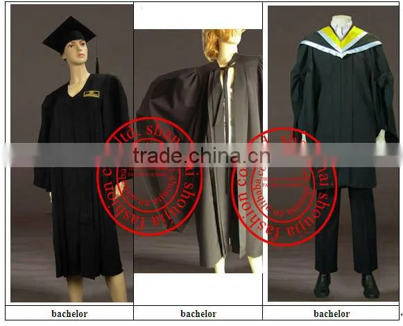 UK graduation robe, UK graduation gown, UK graduation gown with velvet