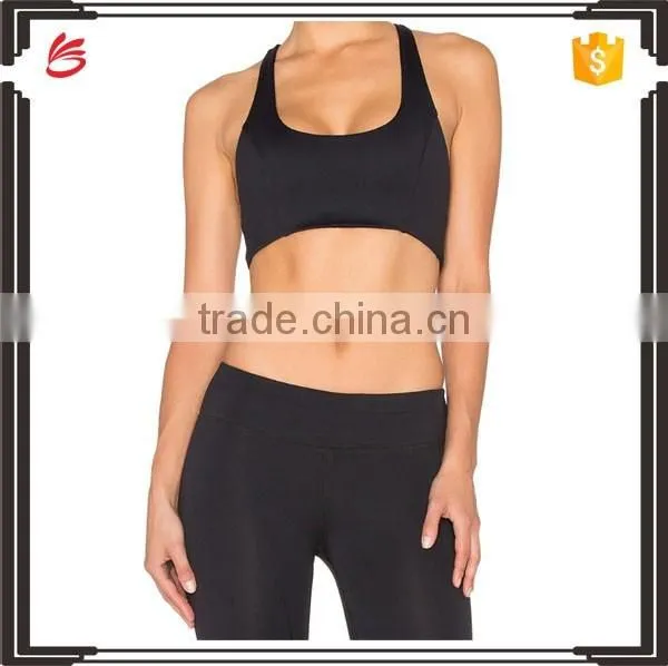 Sexy custom cotton yoga wear for women sport clothing set