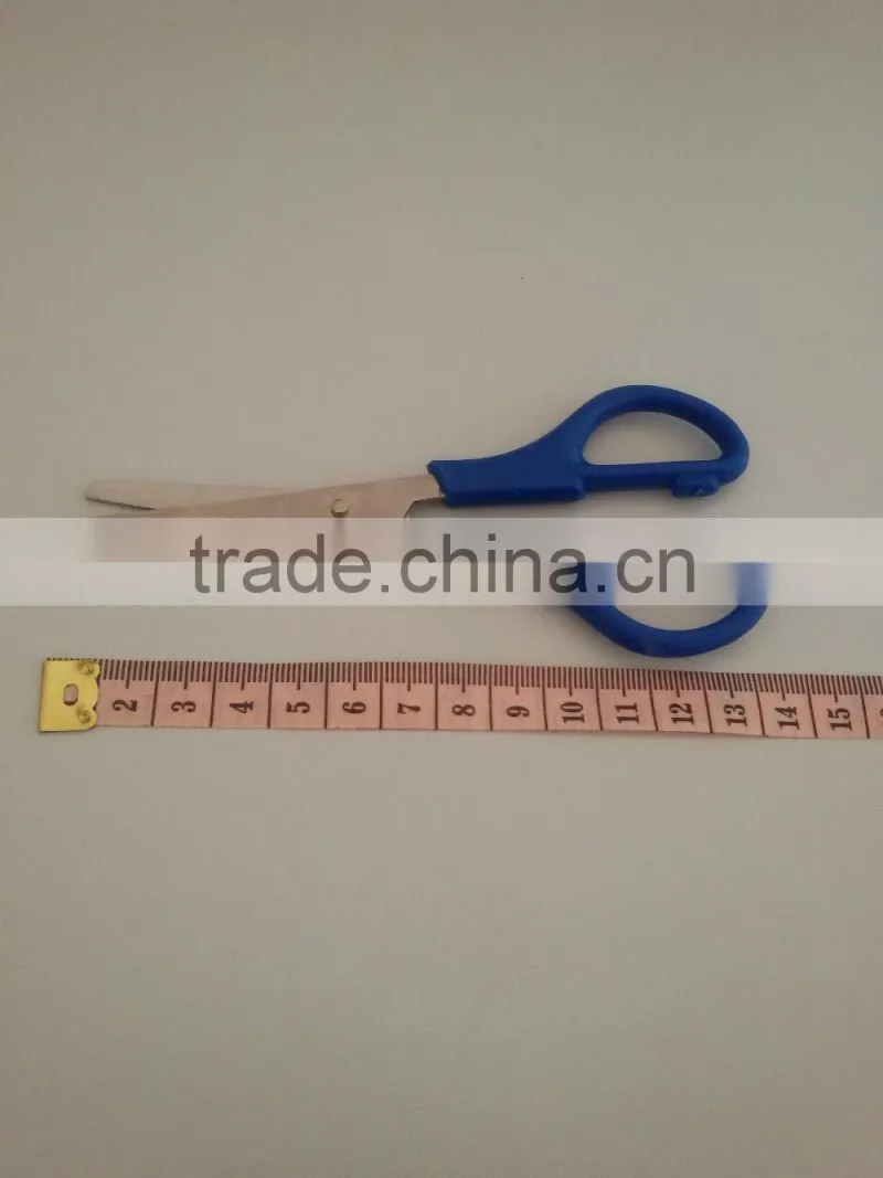 scissors with plastic handle