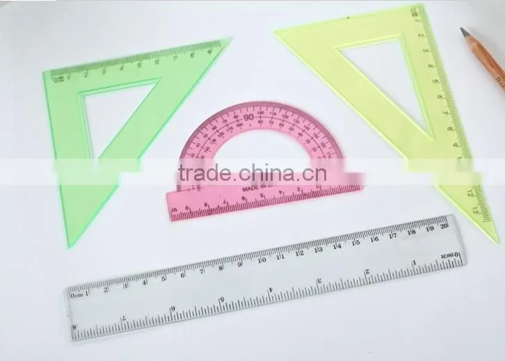 school plastic ruler sets