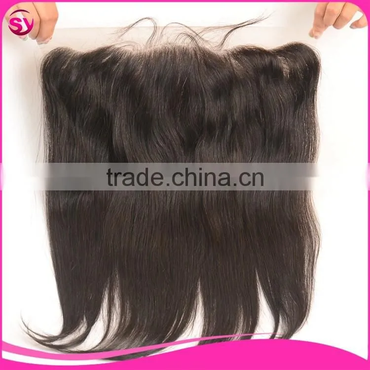 Peruvian Frontal Closure Straight Unprocessed Virgin Peruvian Lace Front Closure Piece