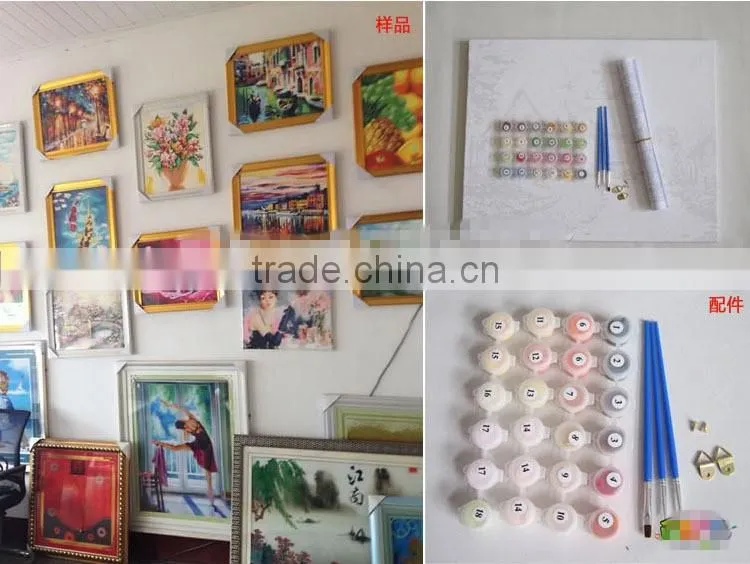 hot offer modern paint by numbers figure oil painting scenery