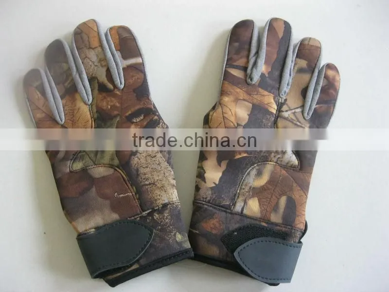 OEM Service Camo Hunting neoprene glove wholesale