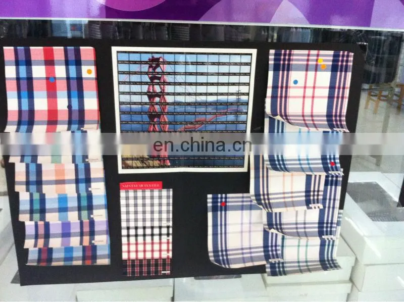 2014 fashion yarn dyed twill cotton YARN DYED SHIRTING fabrics