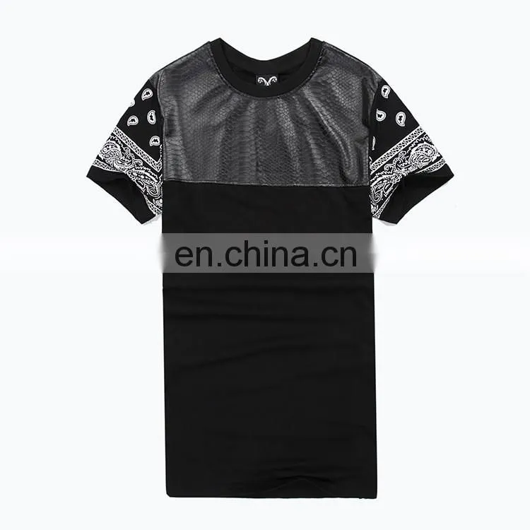 Custom men's long t shirts 6003