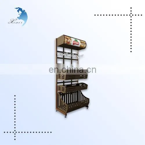 Supermarket Hanging flooring metal display stand