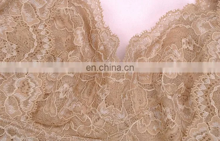 China Manufacturer Elegant Young Lady Brown Underwire Camisole Bra