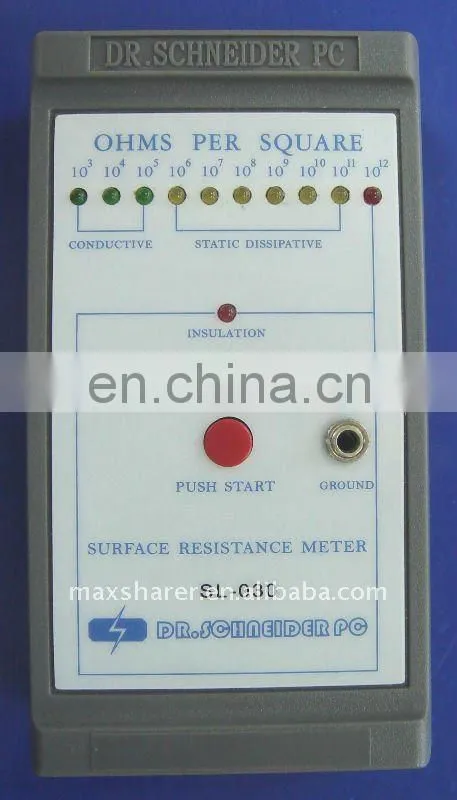 Precision esd mat tester surface resistance tester for esd products