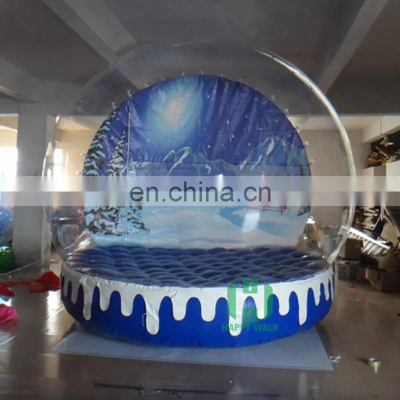 interesting !!inflatable snow globe for decoration,snow globe for Christmas ,giant snow globe