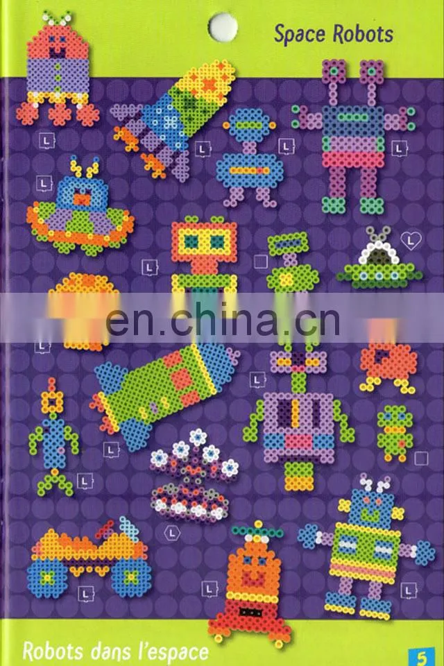 Non-toxic Eco-friendly co-friendly Perler Beads 5mm Round Beads For Kids