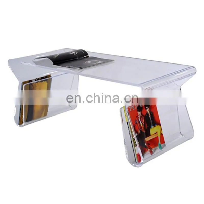 Hot sale high quality clear plexiglass coffee table