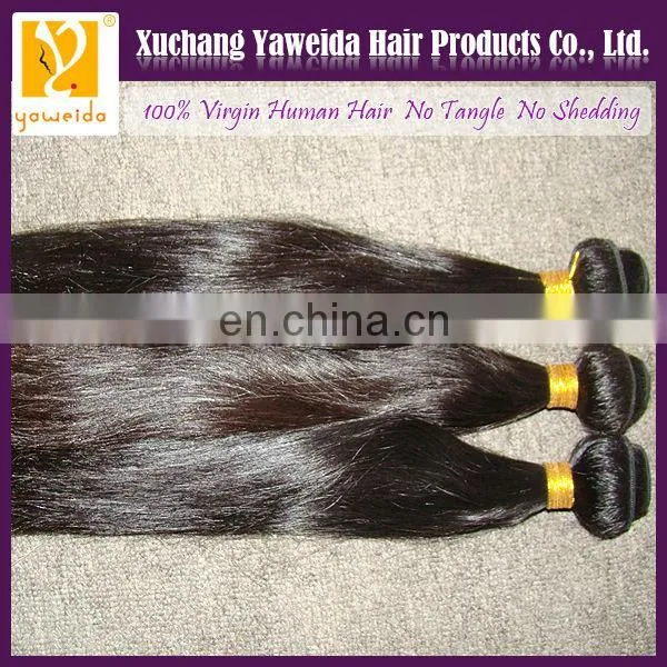 High quality unprocessed human virgin brazilian hair weft wholesale hair