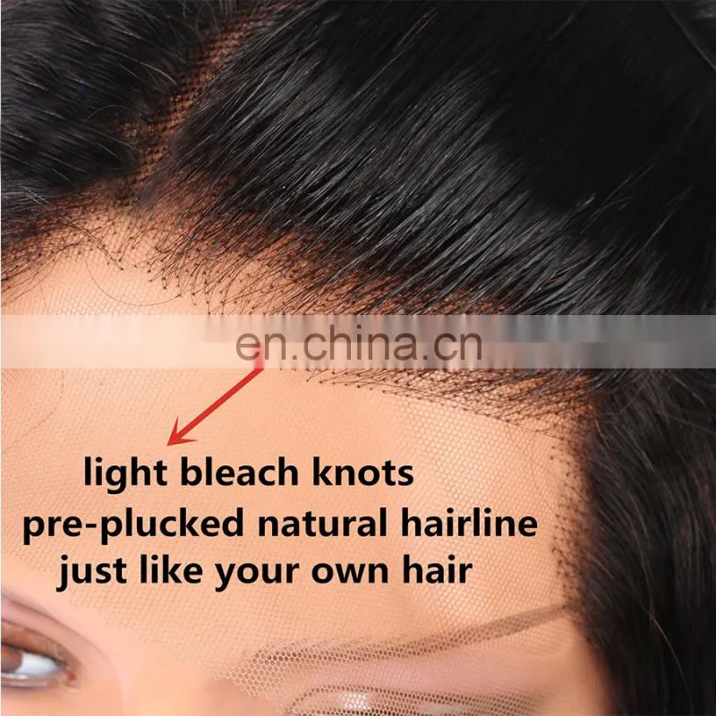 Top Grade Cheap Price Brazilian Virgin Human Hair Lace Front Wig