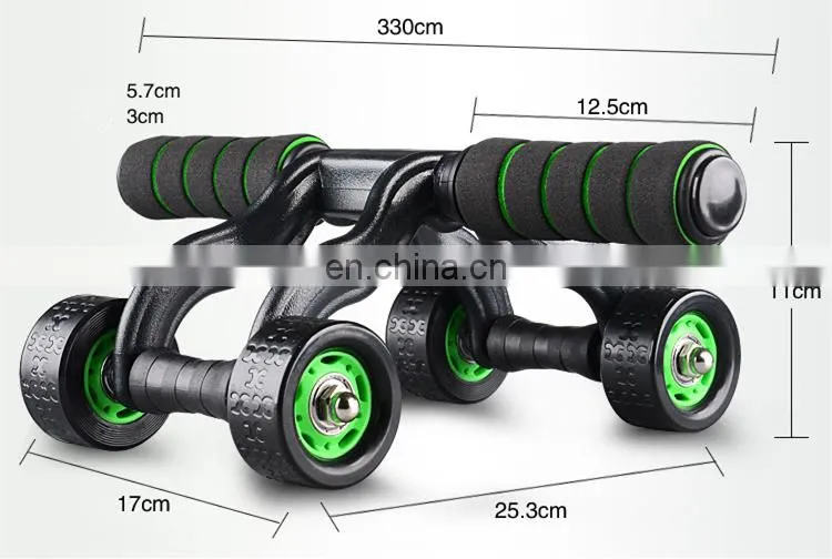Factory Direct Fitness Equipment 4 Wheels AB Wheel Roller