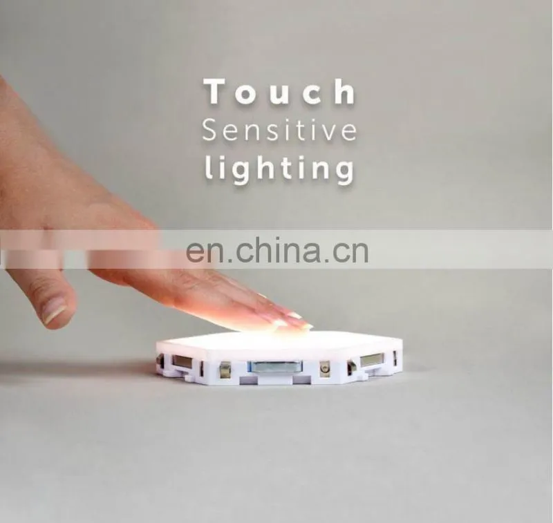 Modular DIY LED Hexagonal Quantum Magnetic Wall Light