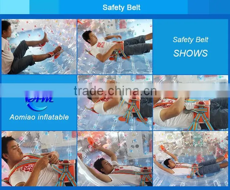 Aqua inflatable water walking balls PVC / TPU giant zorb ball for sale
