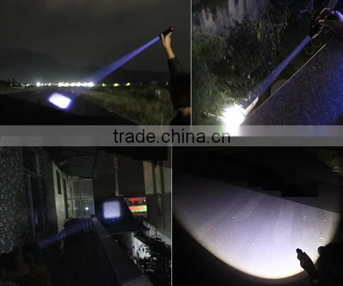 Aluminum alloy t6 zoom strong light flashlight