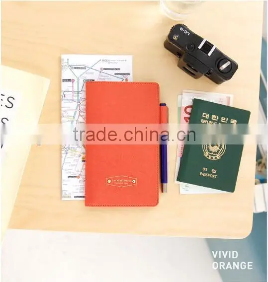 Passport Case, Travel Wallet Blocking Passport Cover Compact Case Holder Wallet,Prevent Degaussing,Classic Long
