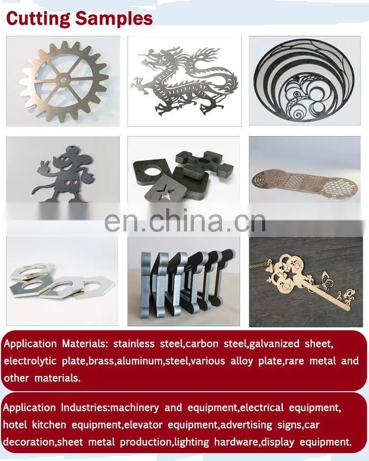TPF-2060 1000W CNC Fiber laser metal sheet cutting machine laser power high efficient