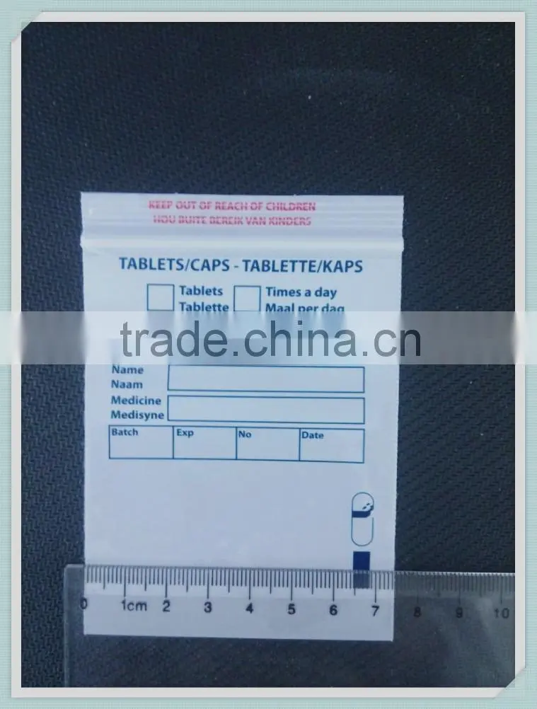 white ldpe plastic plant cooler bag for medicine bag