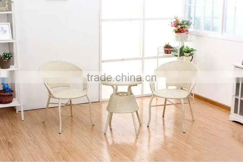 hot sale buffet rattan patio garden furniture with leisure armchairs