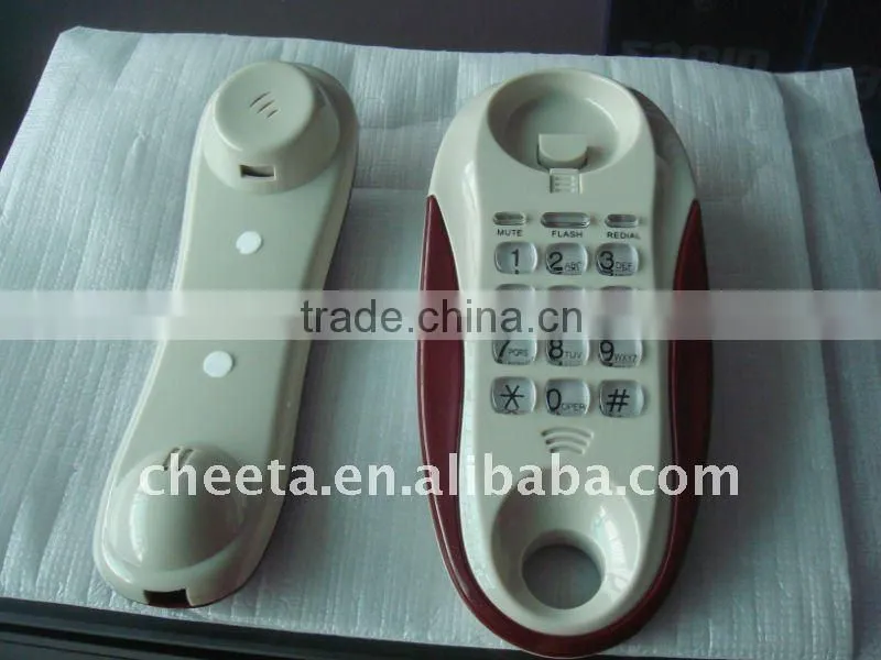 cheap mini indoor corded telephone RJ11 jack