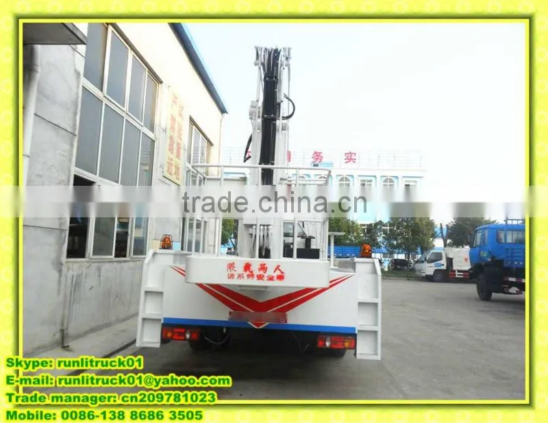 Dongfeng 4*2 18 miter High altitude operation truck