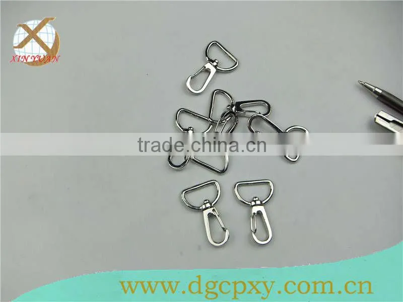 nickel swivel bolt chian snap hook for bags