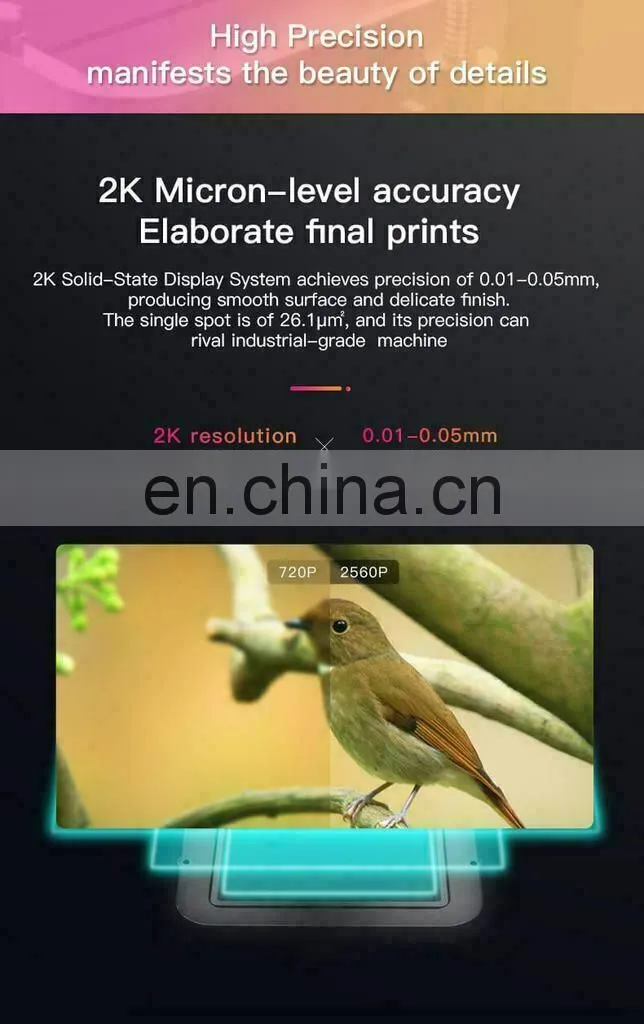 3D Printer LD-002R - DLP New LD-002R LCD 3d house printer for jewelry UV resin 3d printer