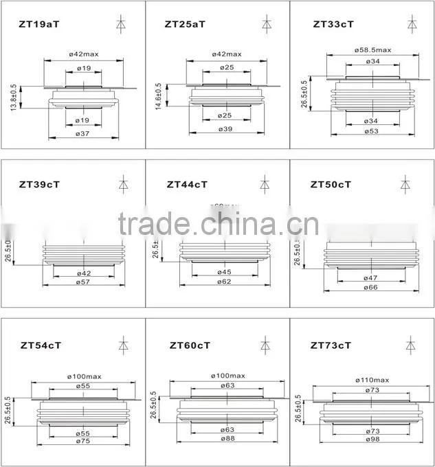 H40ZPC dics type thyristor&diode