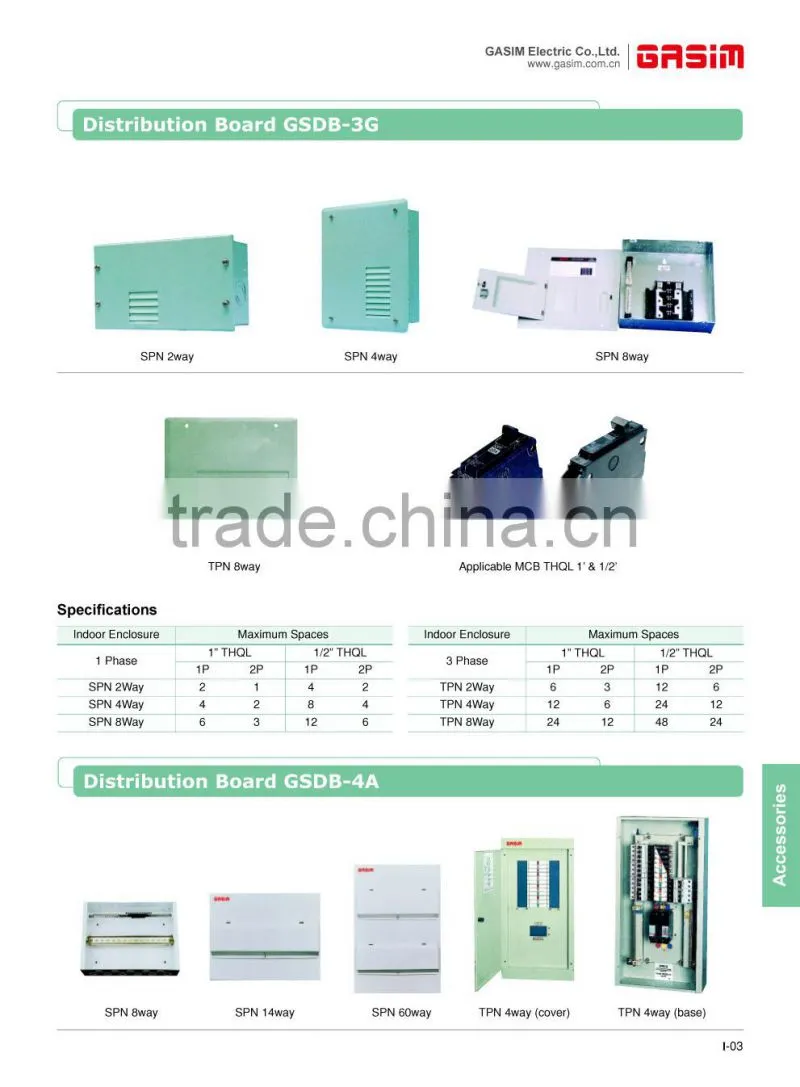 distribution panel mcb box Distribution Board Electrical Equipement