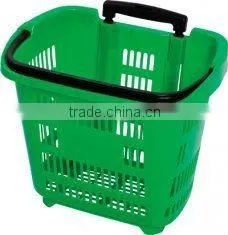 Wheel Plastic Basket