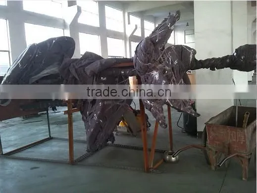 large morden metal stainless steel art abstract sculpture
