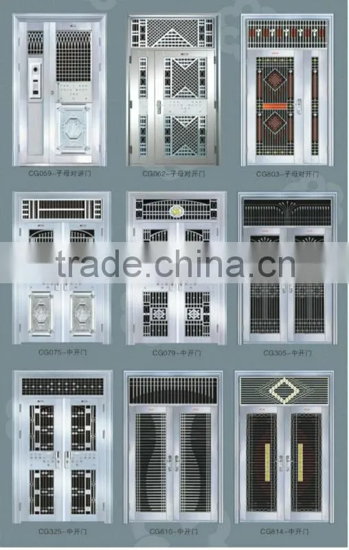 stainless steel door design