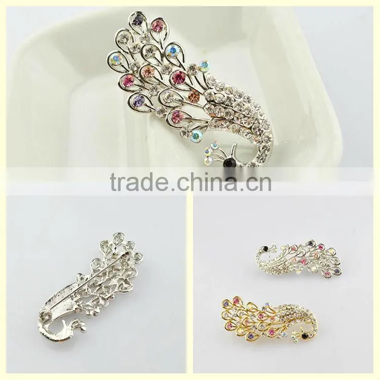 Elegant silver grandma brooches pins animals brooches stainless steel