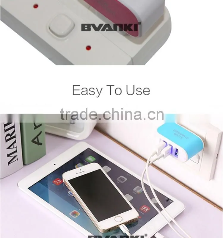 Sales Promotion !!! china supplier multi port usb chargers Travel Wall Charger US EU UK AU Plug 5V 3.1A 3 Port USB Charger