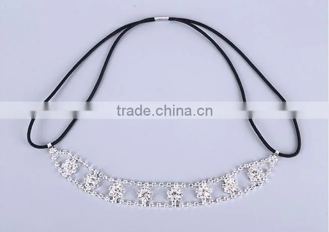 Lasted Designs Fancy Clean crown Crystal Headbands For Wedding Bridal Hair Accessories