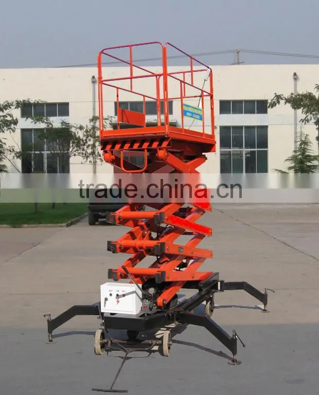 1.35~18m, 0.3 ton double scissor lift table /mini scissor lift table /electric motorcycle lift table