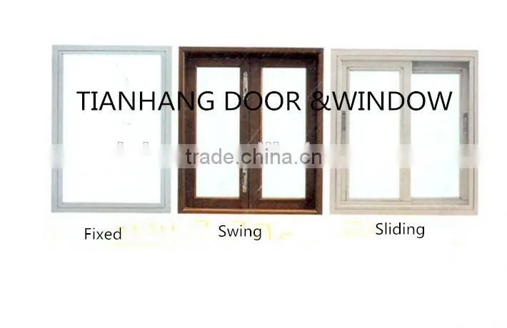 Fixed windows with fireproof glass